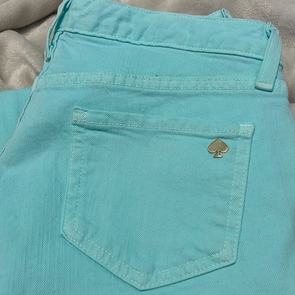 NWT KATE SPADE Broome Street Play Hooky Skinny Jeans, Women’s 28 blue/aqua/teal - Picture 6 of 7